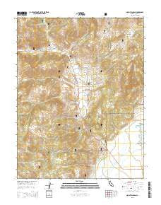 Mount Jackson California Current topographic map, 1:24000 scale, 7.5 X 7.5 Minute, Year 2015