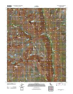 Mount Kaweah California Historical topographic map, 1:24000 scale, 7.5 X 7.5 Minute, Year 2012