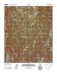 Mount Laguna California Historical topographic map, 1:24000 scale, 7.5 X 7.5 Minute, Year 2012