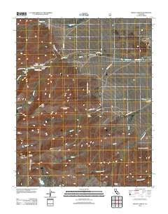 Mount Langley California Historical topographic map, 1:24000 scale, 7.5 X 7.5 Minute, Year 2012