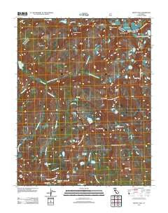 Mount Lyell California Historical topographic map, 1:24000 scale, 7.5 X 7.5 Minute, Year 2012