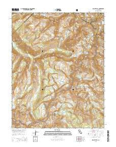 Mount Lyell California Current topographic map, 1:24000 scale, 7.5 X 7.5 Minute, Year 2015