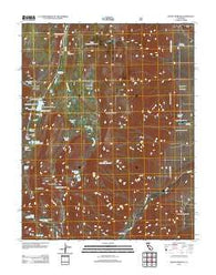Mount Morgan California Historical topographic map, 1:24000 scale, 7.5 X 7.5 Minute, Year 2012