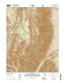 Mount Morgan California Current topographic map, 1:24000 scale, 7.5 X 7.5 Minute, Year 2015