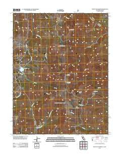 Mount Patterson California Historical topographic map, 1:24000 scale, 7.5 X 7.5 Minute, Year 2012