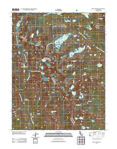 Mount Ritter California Historical topographic map, 1:24000 scale, 7.5 X 7.5 Minute, Year 2012