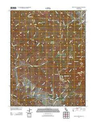 Mount Saint Helena California Historical topographic map, 1:24000 scale, 7.5 X 7.5 Minute, Year 2012