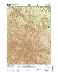 Mount Shasta California Current topographic map, 1:24000 scale, 7.5 X 7.5 Minute, Year 2015