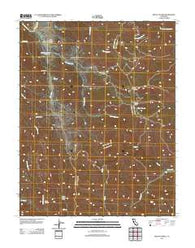 Mount Stakes California Historical topographic map, 1:24000 scale, 7.5 X 7.5 Minute, Year 2012