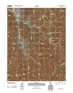 Mount Stakes California Historical topographic map, 1:24000 scale, 7.5 X 7.5 Minute, Year 2012