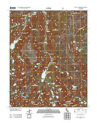 Mount Thompson California Historical topographic map, 1:24000 scale, 7.5 X 7.5 Minute, Year 2012