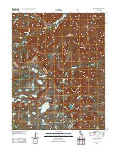 Mount Tom California Historical topographic map, 1:24000 scale, 7.5 X 7.5 Minute, Year 2012