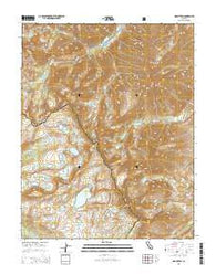 Mount Tom California Current topographic map, 1:24000 scale, 7.5 X 7.5 Minute, Year 2015