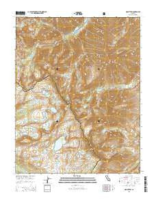 Mount Tom California Current topographic map, 1:24000 scale, 7.5 X 7.5 Minute, Year 2015