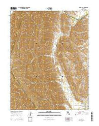 Mount Vaca California Current topographic map, 1:24000 scale, 7.5 X 7.5 Minute, Year 2015