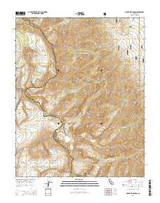 Mount Williamson California Current topographic map, 1:24000 scale, 7.5 X 7.5 Minute, Year 2015