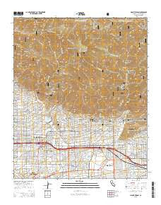 Mount Wilson California Current topographic map, 1:24000 scale, 7.5 X 7.5 Minute, Year 2015