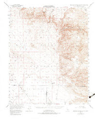 Mountain Springs Canyon California Historical topographic map, 1:62500 scale, 15 X 15 Minute, Year 1953