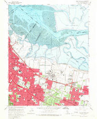 Mountain View California Historical topographic map, 1:24000 scale, 7.5 X 7.5 Minute, Year 1961