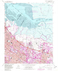 Mountain View California Historical topographic map, 1:24000 scale, 7.5 X 7.5 Minute, Year 1961