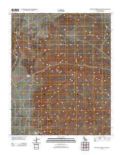 Mountain Springs Canyon California Historical topographic map, 1:24000 scale, 7.5 X 7.5 Minute, Year 2012