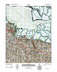Mountain View California Historical topographic map, 1:24000 scale, 7.5 X 7.5 Minute, Year 2012