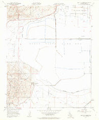Mouth of Kern California Historical topographic map, 1:24000 scale, 7.5 X 7.5 Minute, Year 1950