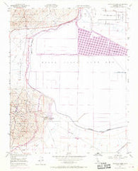 Mouth of Kern California Historical topographic map, 1:24000 scale, 7.5 X 7.5 Minute, Year 1950