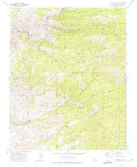 Mt. Adelaide California Historical topographic map, 1:24000 scale, 7.5 X 7.5 Minute, Year 1972