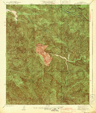 Mt. Baden-Powell California Historical topographic map, 1:24000 scale, 7.5 X 7.5 Minute, Year 1940