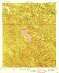 Mt. Baden-Powell California Historical topographic map, 1:24000 scale, 7.5 X 7.5 Minute, Year 1940