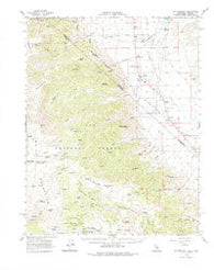Mt. Barcroft California Historical topographic map, 1:62500 scale, 15 X 15 Minute, Year 1962