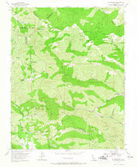 Mt. Boardman California Historical topographic map, 1:24000 scale, 7.5 X 7.5 Minute, Year 1955