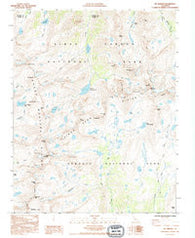 Mt. Brewer California Historical topographic map, 1:24000 scale, 7.5 X 7.5 Minute, Year 1993