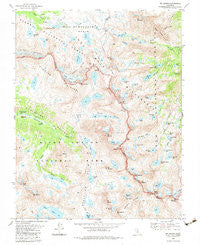 Mt. Darwin California Historical topographic map, 1:24000 scale, 7.5 X 7.5 Minute, Year 1983