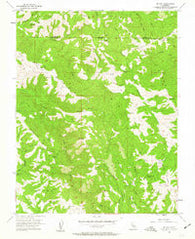 Mt. Day California Historical topographic map, 1:24000 scale, 7.5 X 7.5 Minute, Year 1955