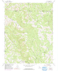 Mt. Day California Historical topographic map, 1:24000 scale, 7.5 X 7.5 Minute, Year 1955