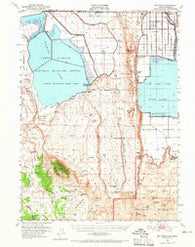 Mt Dome California Historical topographic map, 1:62500 scale, 15 X 15 Minute, Year 1950