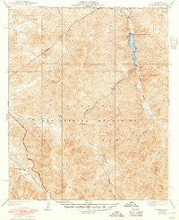 Mt. Emma California Historical topographic map, 1:24000 scale, 7.5 X 7.5 Minute, Year 1940