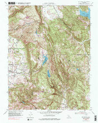 Mt. George California Historical topographic map, 1:24000 scale, 7.5 X 7.5 Minute, Year 1951