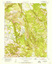 Mt. George California Historical topographic map, 1:24000 scale, 7.5 X 7.5 Minute, Year 1951