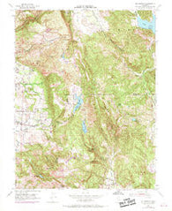 Mt. George California Historical topographic map, 1:24000 scale, 7.5 X 7.5 Minute, Year 1951