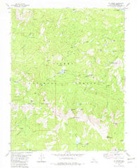 Mt. Givens California Historical topographic map, 1:24000 scale, 7.5 X 7.5 Minute, Year 1982