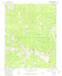 Mt. Givens California Historical topographic map, 1:24000 scale, 7.5 X 7.5 Minute, Year 1982