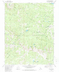 Mt. Givens California Historical topographic map, 1:24000 scale, 7.5 X 7.5 Minute, Year 1982