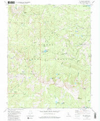 Mt. Givens California Historical topographic map, 1:24000 scale, 7.5 X 7.5 Minute, Year 1982