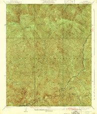 Mt. Gleason California Historical topographic map, 1:24000 scale, 7.5 X 7.5 Minute, Year 1942