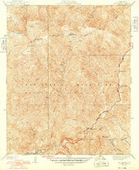 Mt. Gleason California Historical topographic map, 1:24000 scale, 7.5 X 7.5 Minute, Year 1942