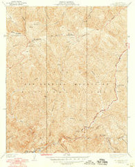 Mt. Gleason California Historical topographic map, 1:24000 scale, 7.5 X 7.5 Minute, Year 1942