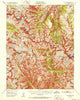 Mt. Goddard California Historical topographic map, 1:62500 scale, 15 X 15 Minute, Year 1951